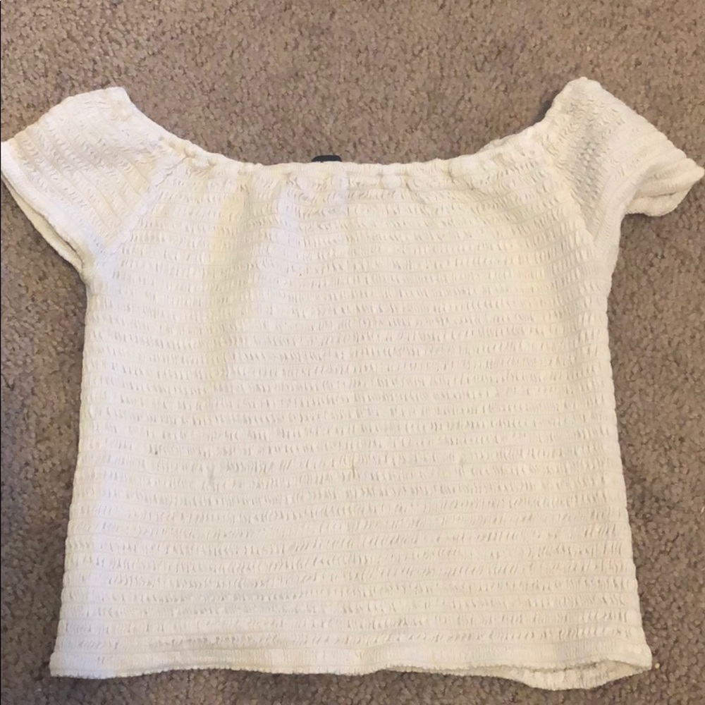 Brandy Melville white crop top